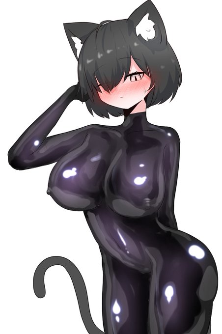 たまには女の子描く
ラバー難しい 