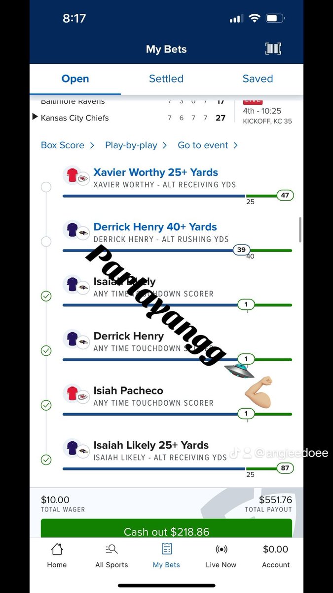 angieedoee_'s tweet image. Let’s go king Henry 👑 #igotme #parlayangg #Fanduelparlay