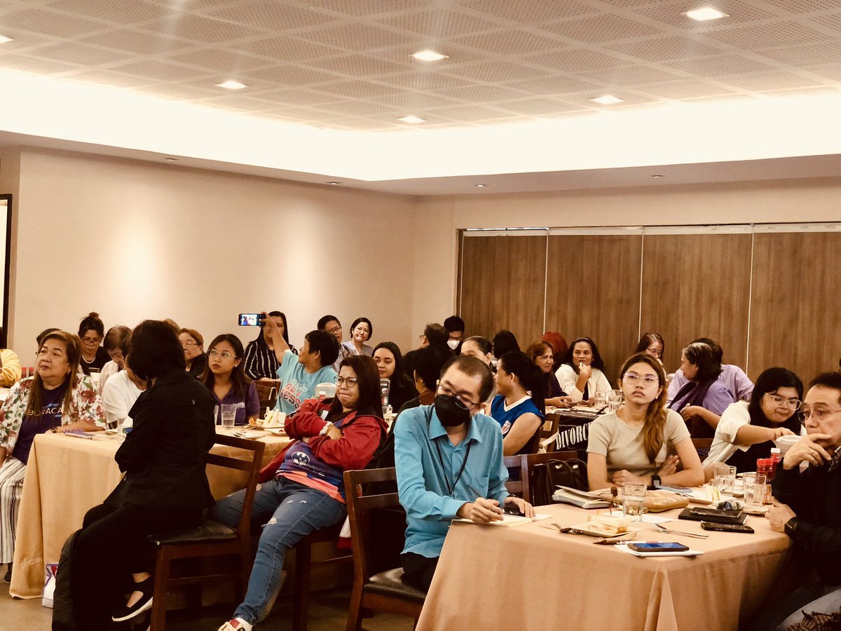 HAPPENING NOW: Gabriela Youth attends the consultative forum on the proposed 2025 National Budget led by Gabriela Women's Party and PLCPD. 💜