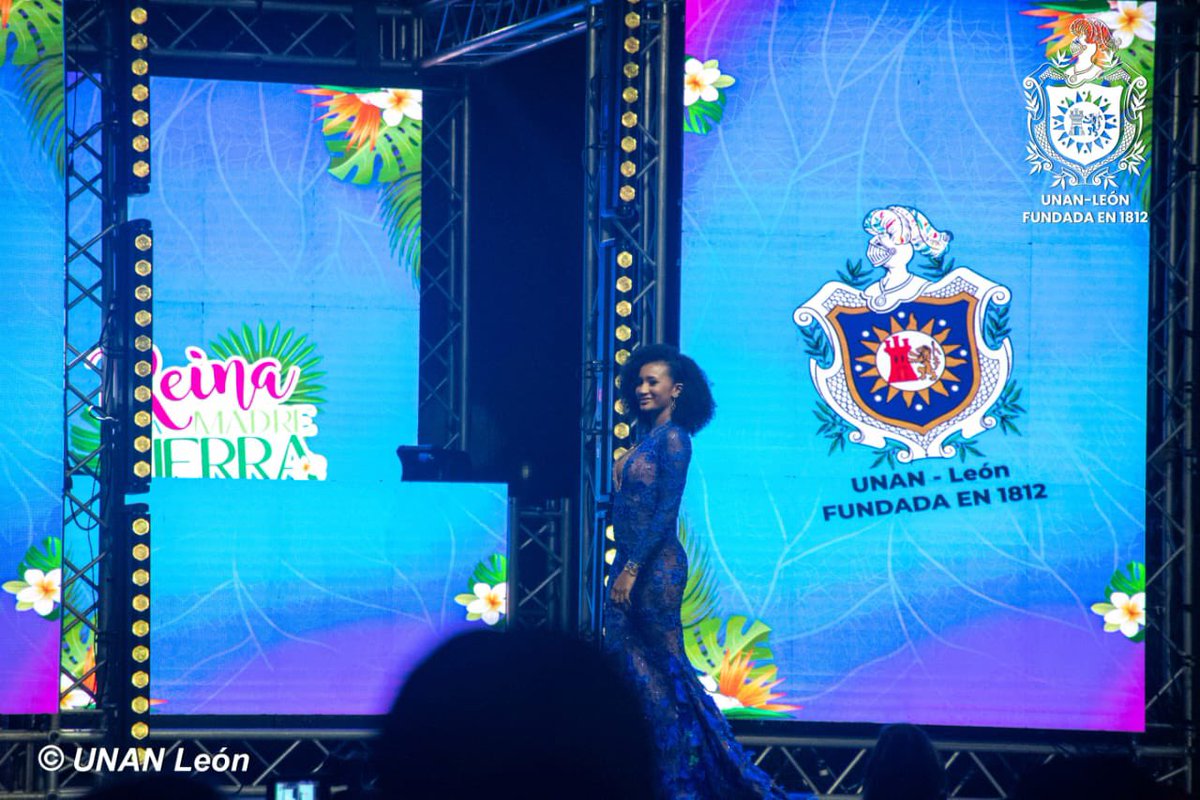 Así fue la grandiosa representación de UNAN-León, en la Reina de la Madre Tierra 2024, felicitamos a nuestra estudiante Crevani Juliane Dows Taylor.