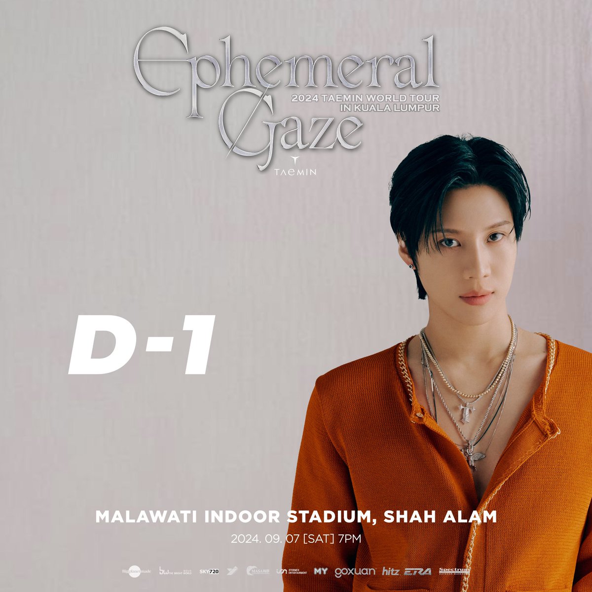 MASA_Ent_Int's tweet photo. ONLY 1 MORE DAY TO GO TAEMates!!

Make sure to get your tickets ready and double check all the relevance of Concert FAQ / Prohibited Items again to ensure a smooth entrance process.
 
#TAEMIN #WORLD_TOUR #Ephemeral_Gaze #TAEMate
#TAEMIN_WORLD_TOUR #EphemeralGazeInKualaLumpur https://t.co/E7UDzLqJE9