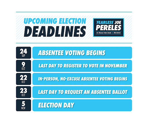 Election day is only two months from today, and the deadline to register is even sooner! Make sure you and your neighbors register to vote in person, online, or through the mail by October 9th! Find more information and your local polling place here: 
bit.ly/2oNeI0E