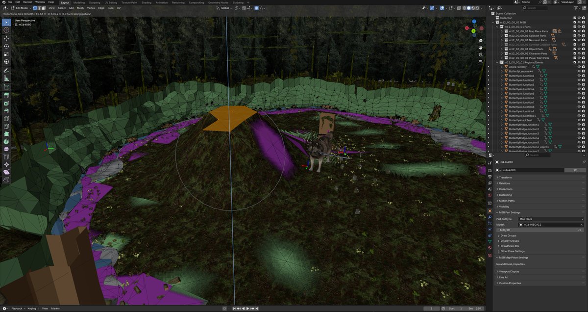 Announcing Soulstruct for Blender 2.0!

The add-on is now also a *fully-featured MSB editor* for Dark Souls 1 maps :)

That means you can edit and save the placements and settings of enemies, objects, regions, events, etc. at the same time as editing any and all models. Enjoy! 💗
