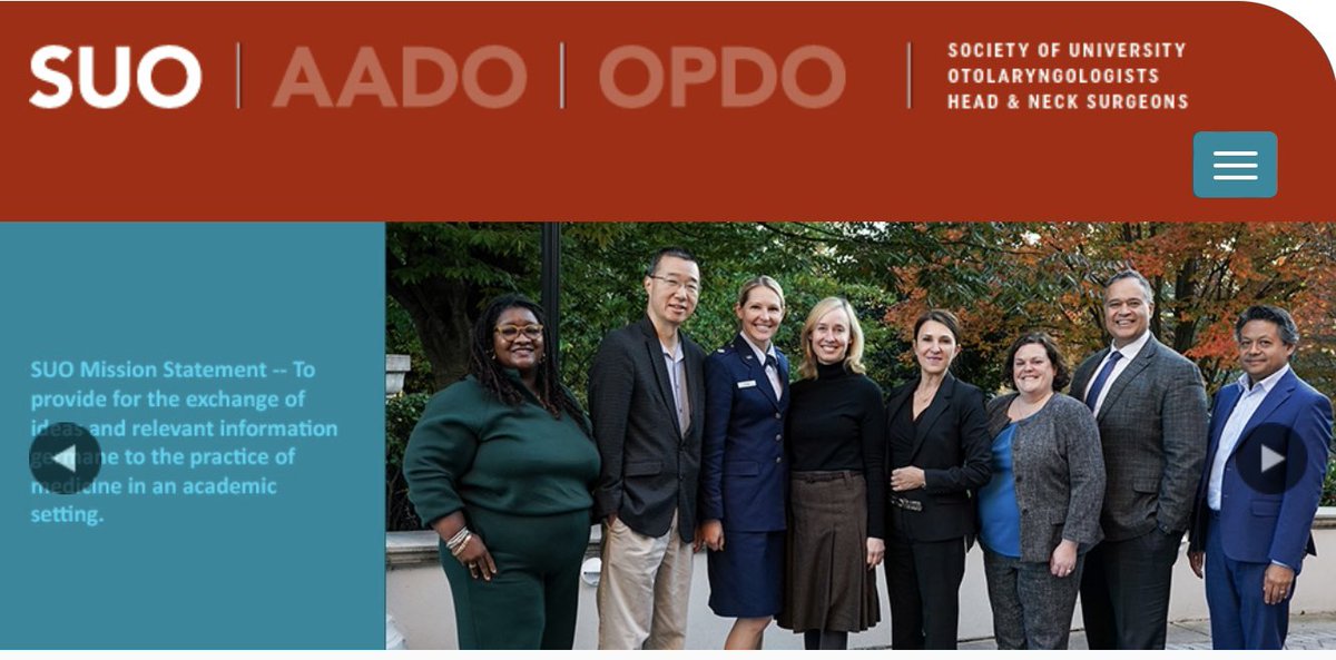 CW David Chang, MD, FACS (@drcwdavidchang) on Twitter photo 📣Calling all ENT faculty and residents! Get involved with the Society of University #Otolaryngologists (#SUO) and shape the future of education! Repost and pass this on to your compatriots! Deadline Sept 30.
suo-aado.org/page/SUO-membe…
<a href="/Sonyamcna/">Sonya Malekzadeh, MD</a> <a href="/DrSarahNBowe/">Sarah N Bowe MD EdM</a> <a href="/PedsOtoDoc/">Carrie L Francis, MD</a> 📣Calling all ENT faculty and residents! Get involved with the Society of University #Otolaryngologists (#SUO) and shape the future of education! Repost and pass this on to your compatriots! Deadline Sept 30.
suo-aado.org/page/SUO-membe…
<a href="/Sonyamcna/">Sonya Malekzadeh, MD</a> <a href="/DrSarahNBowe/">Sarah N Bowe MD EdM</a> <a href="/PedsOtoDoc/">Carrie L Francis, MD</a>