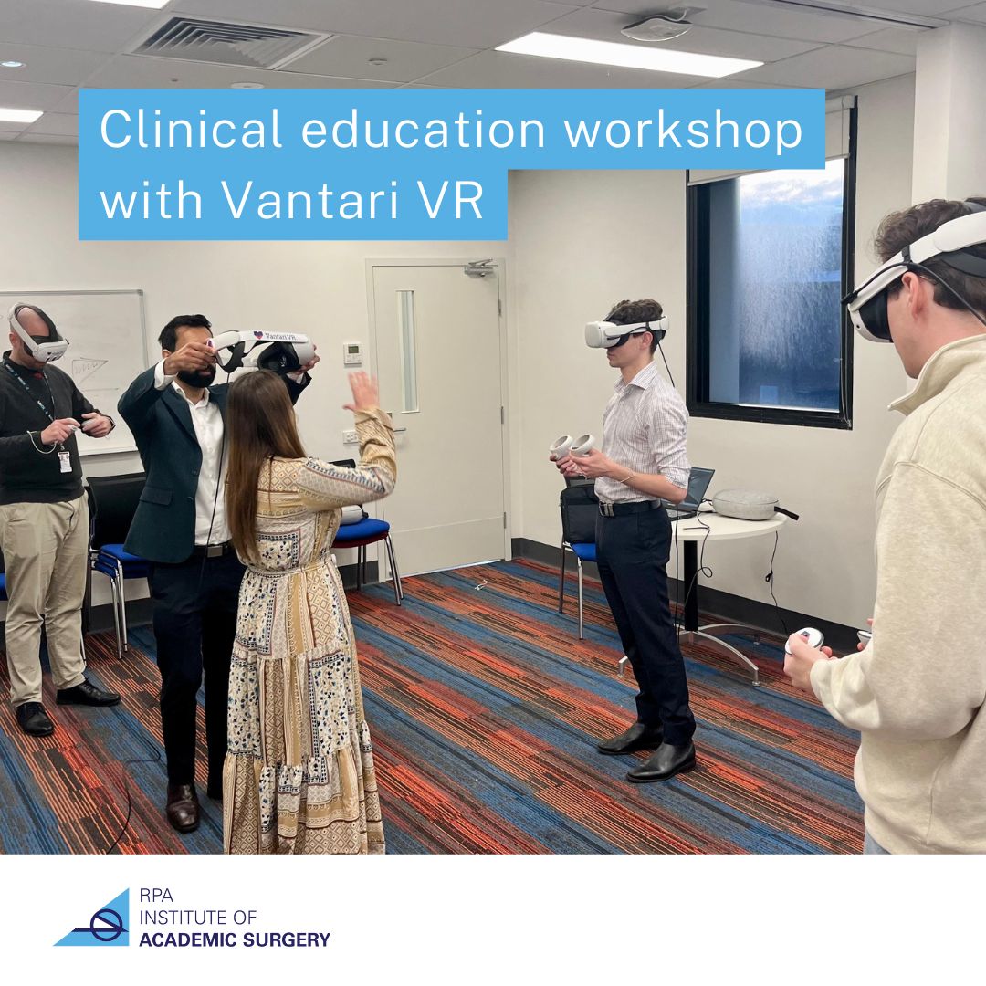 Last month we hosted <a href="/VantariVr/">VantariVR</a> to run a Surgical Cricothyroidotomy Workshop showcasing the latest in virtual reality for surgical simulation training. 

Their technology helped our future surgeons visualise the processes needed for this emergency procedure.

#surgery #training