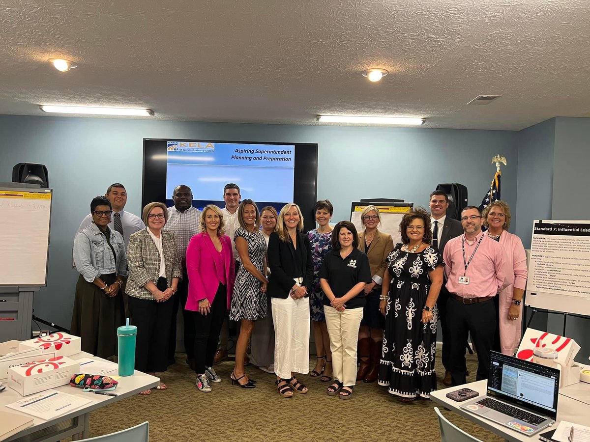 The KASA Kentucky Executive Leadership Academy Aspiring Superintendent cohort 2. These leaders are among Kentucky’s finest.