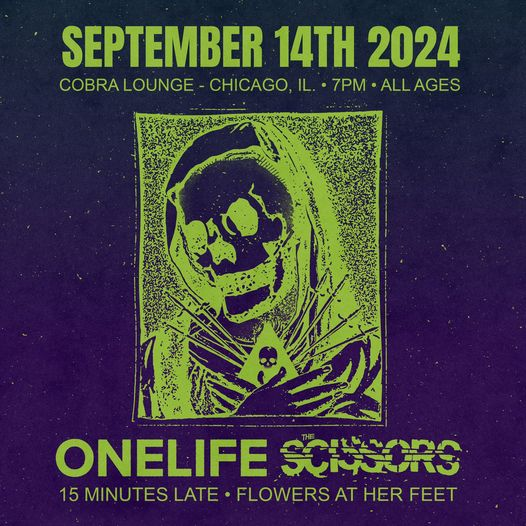 Going to be in Chicago on Saturday, the 14th? You should come to this show. The old band only gets off our asses a couple times a decade. Tickets: tinyurl.com/yc2tddsj