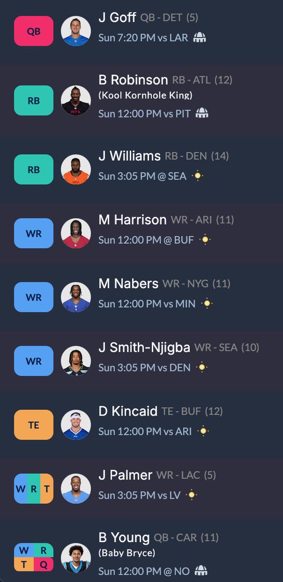 OysterShack's tweet photo. Ladies and Gentlemen,
Oyster football is back 🦪🦪🦪🦪🦪
Your 2024 Week 1 starters:
Presented by ChatGPT
#GoShackGo https://t.co/4ixGZmSdKJ