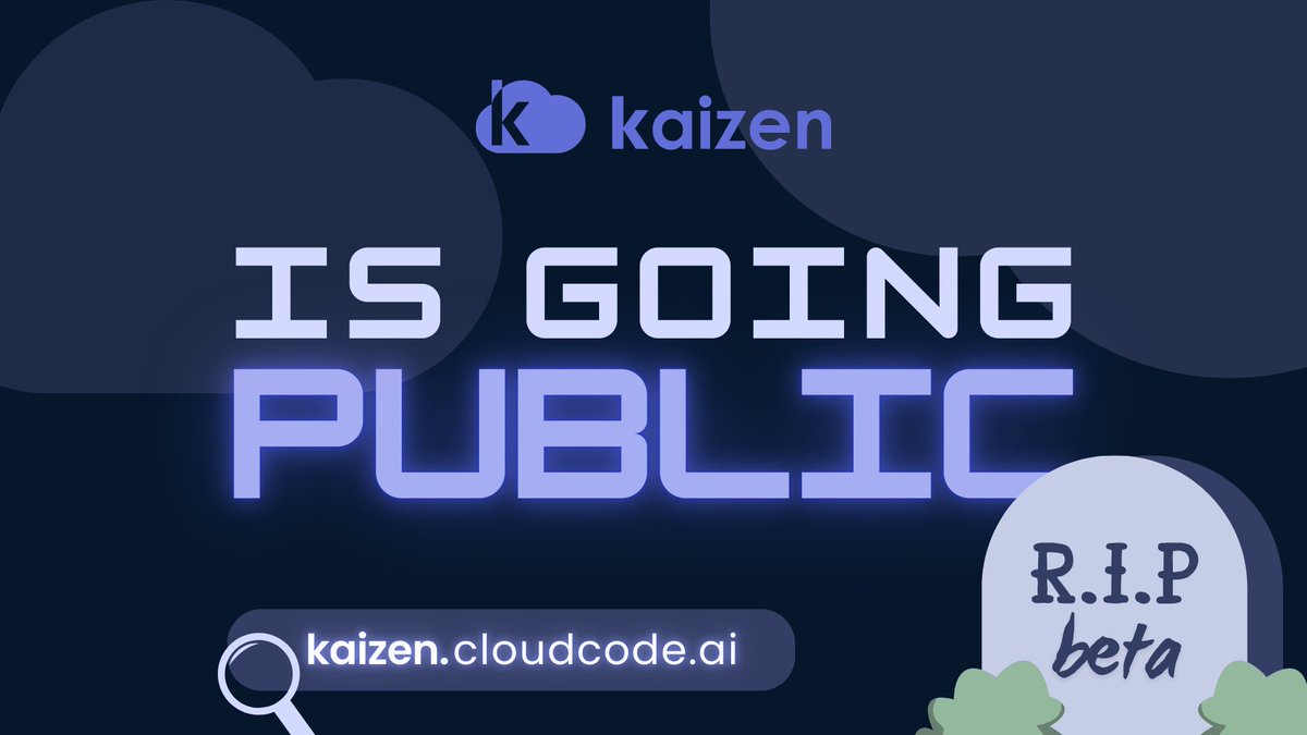 sauravpanda's tweet photo. 🚀 Houston, we have liftoff! 

We're saying 'sayonara' to beta and 'konnichiwa' to Kaizen! 

Join us as we level up faster than a caffeinated coder! ☕💻

             🚀  
            /|\ 
           / | \
              |
            / \ 
☁️Launched! ☁️ https://t.co/r9lhw2Oikh