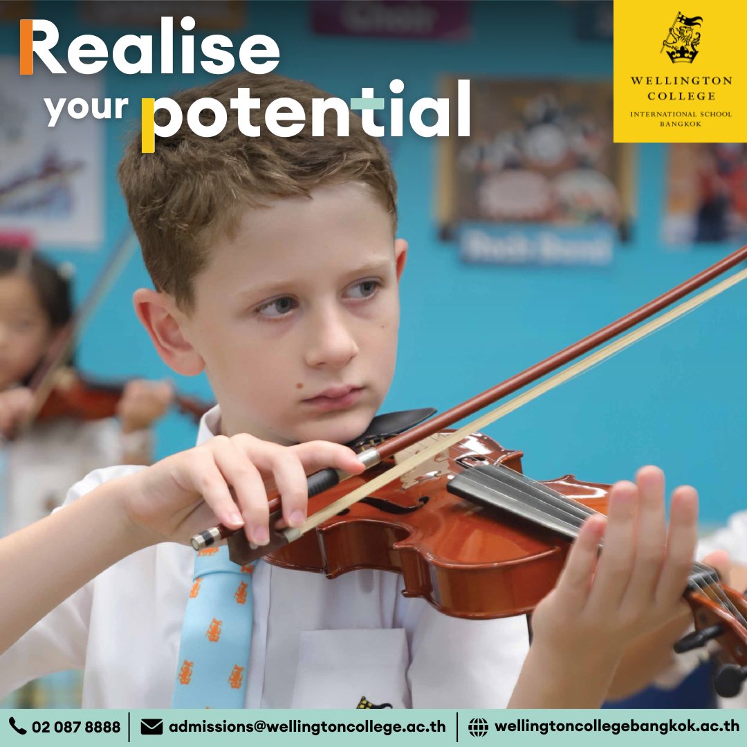 At Wellington College Bangkok we ensure that every child realises their full potential. Whatever their age, whatever their dreams, whatever their passion. We welcome children from 2-18 in search of an outstanding British education in Bangkok. Admissions@wellingtoncollege.ac.th
