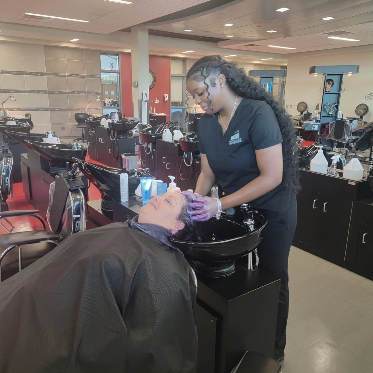 It was a night of "firsts" for this school year.  First cosmetology late night with clients and first culinary arts catering event supporting Saginaw Community Link. Love seeing our students sharing their passion and talents with the community.  #HCTCREADY #emsproud