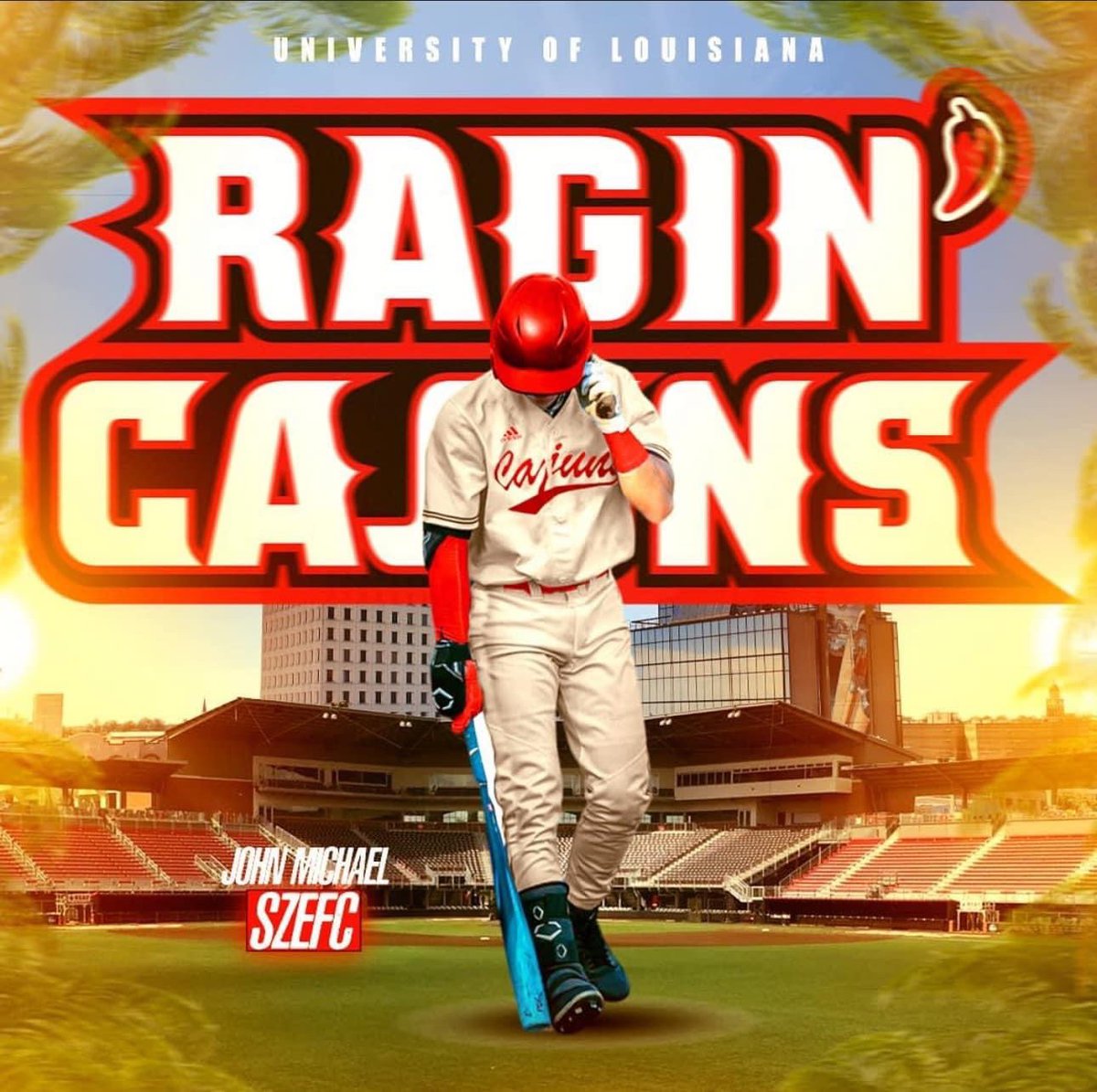 🩵🖤 The Ragin’ Cajuns are getting quite the 🧑‍🍳 
Congratulations to Miller’s John Michael Szefc on his commitment to University of Louisiana!