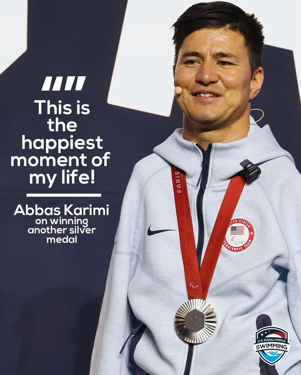 ZohalAzra's tweet photo. Another silver medal for Abbas!
Congratulations!
#HazaraExcellence #Paralympics2024 #TeamUSA #AbbasKarimi https://t.co/RfLZ7wYp0N