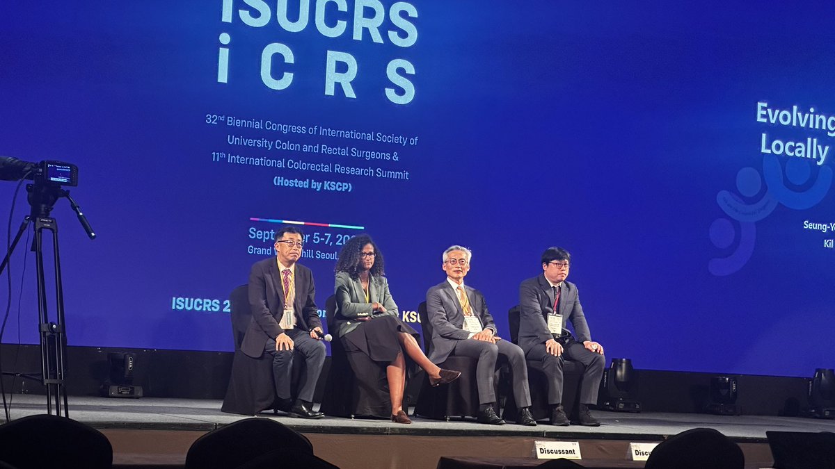 Joep Knol MD, PhD (@knoljoep) on Twitter photo Great session on TNT and W&W at @isucrs2024 #Seoul 🇰🇷 meeting with impressive speakers <a href="/patsyllamd/">Patricia Sylla</a> <a href="/ColonCancerDoc/">George J Chang</a> ! Queen 🤴 of organ preservation prof. Angelita HabrGama and <a href="/R_Perez_MD/">Rodrigo O Perez</a> definitely honored! Great session on TNT and W&W at @isucrs2024 #Seoul 🇰🇷 meeting with impressive speakers <a href="/patsyllamd/">Patricia Sylla</a> <a href="/ColonCancerDoc/">George J Chang</a> ! Queen 🤴 of organ preservation prof. Angelita HabrGama and <a href="/R_Perez_MD/">Rodrigo O Perez</a> definitely honored!