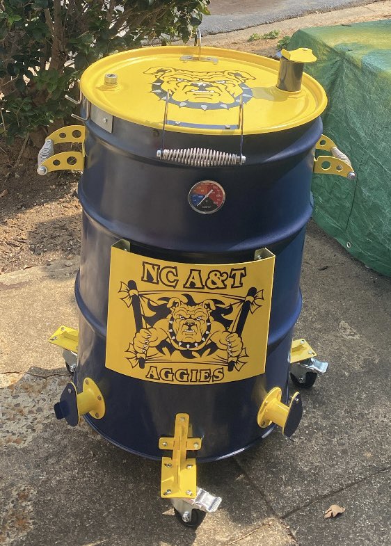 DJEvrytingCriss's tweet photo. Time for my teams to get it in this weekend #AggiePride #KeepPounding  #promotionaluseonly #uglydrumsmoker #tailgateseason 

Missing my Blue Devils Smoker too 😩 https://t.co/cQNZkQipJi