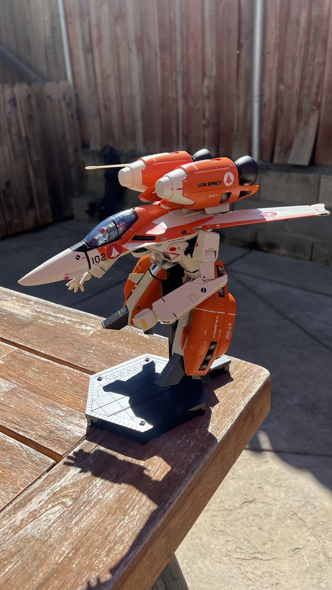 SanChongforever's tweet image. Macross 
VT-102
VT-1 SIPEROSTRICH
Thank you Lawrence Lo

#bandai
#pbandai 
#bandainamco 
#macross 
#DX超合金
#VT102