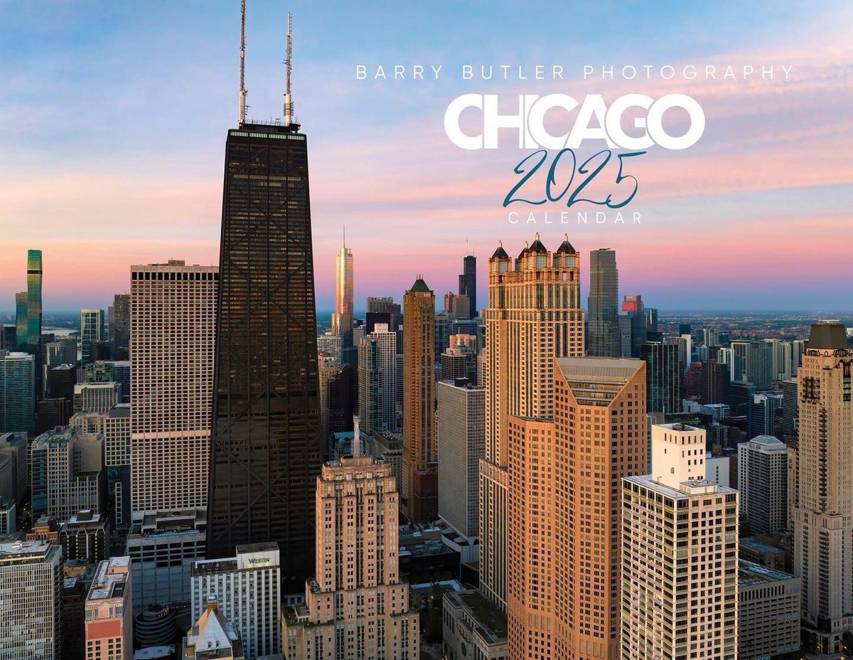 SHIPPING STARTS NEXT WEEK!
My 2025 Chicago Calendar available at barrybutlerphotography.com/calendar