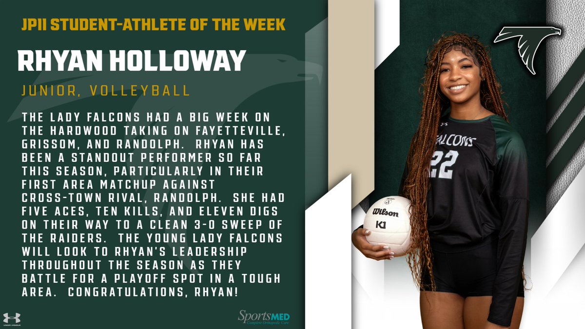 Congrats to Rhyan Holloway!