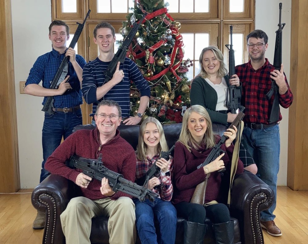 RageBot5000's tweet image. The AR-15 used by Appalachee shooter Colt Gray was given to him as a Christmas present from his father, the recently arrested Colin Gray.

An AR-15.

To celebrate the birth of Christ.

Where in 31 flavors of f**k would someone get an insanely irresponsible idea like that?

🤔