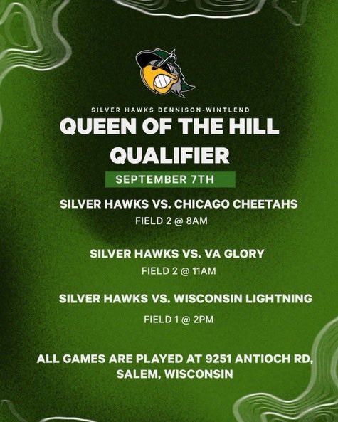 We will be Up and Adam Saturday Morning Rolling in to Salem WI. Can’t wait to Kick this Season off!!! ⁦<a href="/SilverHawkSball/">Silver Hawks</a>⁩
