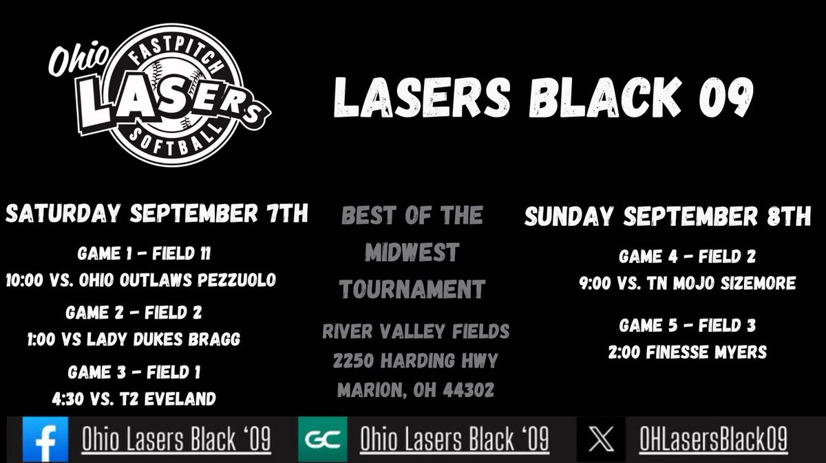 Ohio Lasers Black ‘09 (@ohlasersblack09) on Twitter photo 