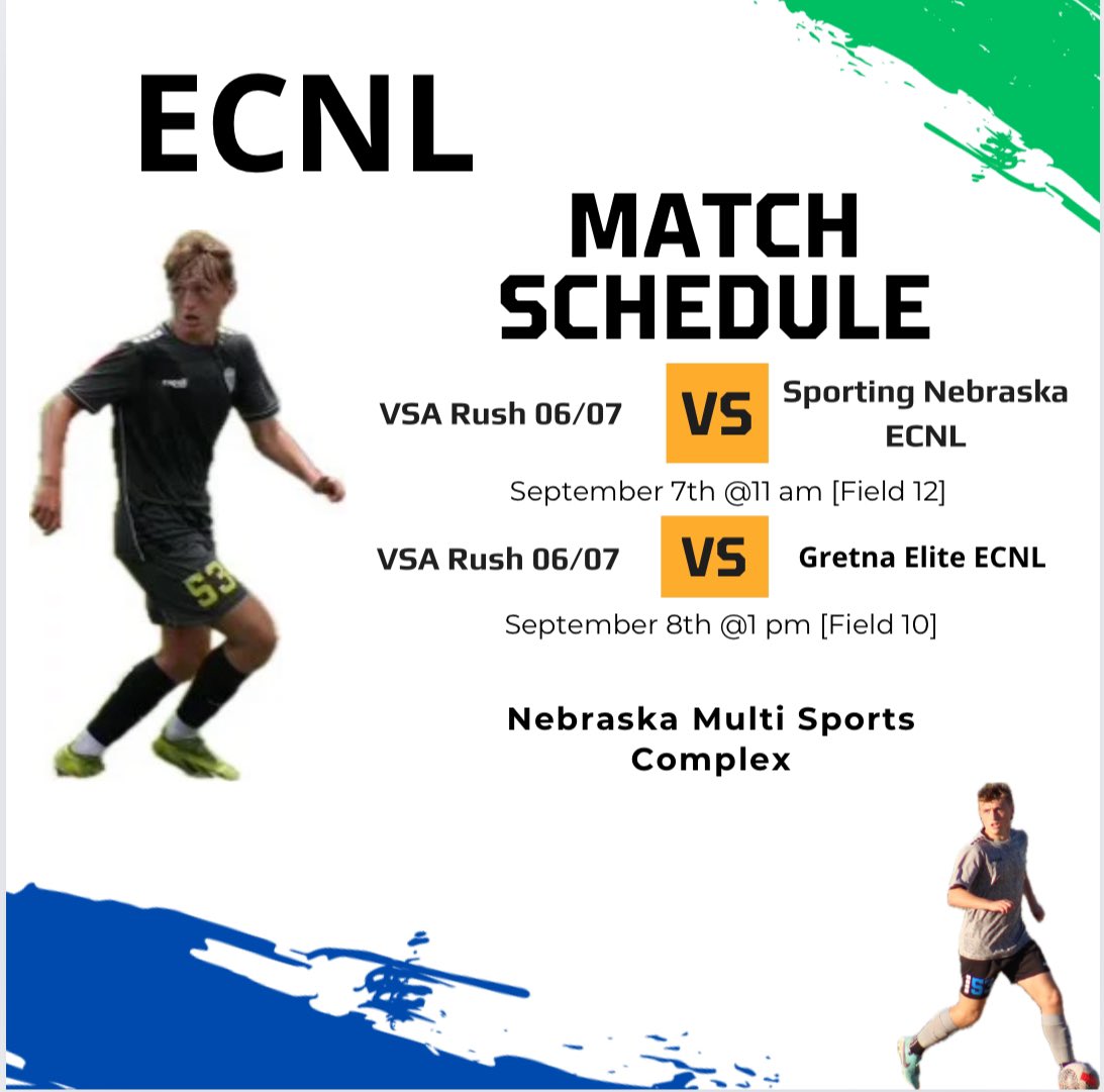 I can’t wait to start my 2024/25 ECNL season this weekend in Omaha, Nebraska! Here is my game schedule for this weekend! <a href="/ReiverSoccer/">IWCC Men's Soccer</a> @CoachCesarUNO <a href="/MGabbz1/">Michael Gabb</a> <a href="/RyanPore/">Ryan Pore</a> <a href="/JMcReynoldsUNO/">Josh McReynolds</a> <a href="/DonovanLDowling/">Donovan Dowling</a>