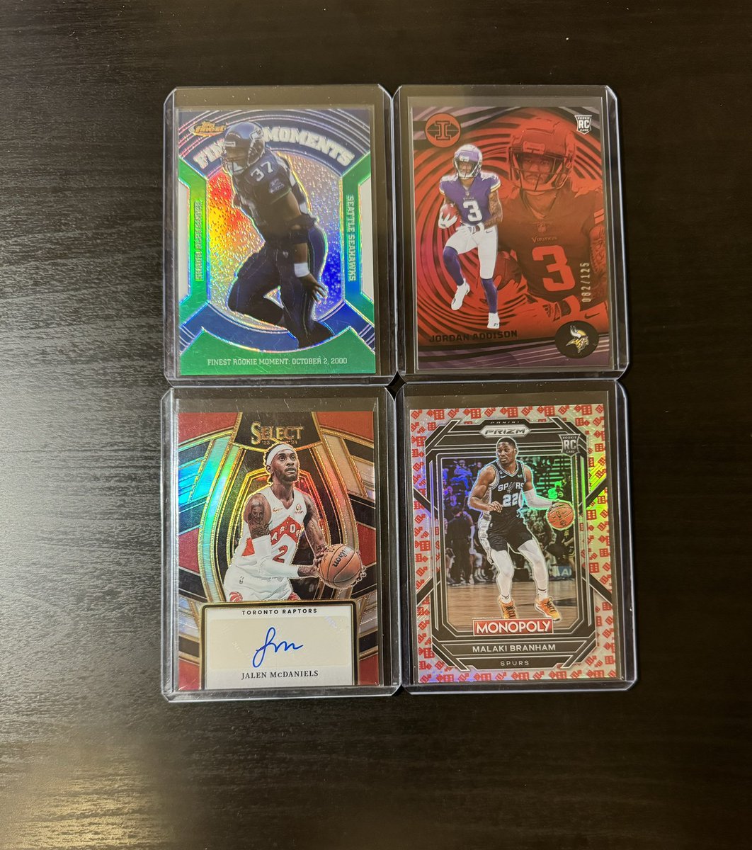 lionsden_card's tweet image. $5 each

Top row /99, /125

@SabertoothCards @JakeMc945 
*Shipping Info in Pinned Post 
Stacking Through 9/5
#DenDeals