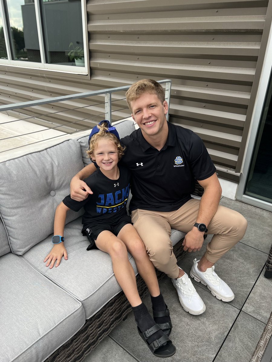 Nothing better than getting a phone call from one of your favorite dudes on campus for #OneDayforSTATE!  Such an influential young man!  It was my honor to donate to <a href="/GoJacksWrestle/">Jackrabbit Wrestling</a>!!  Our student athletes are the best!!