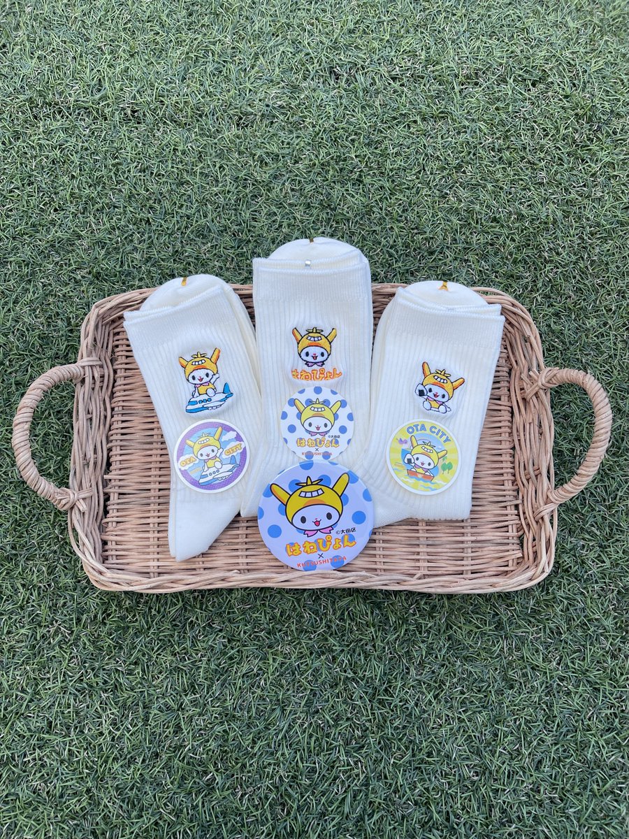 第2弾】はねぴょん×靴下屋 9/13(金)から #はねぴょん デザイン靴下