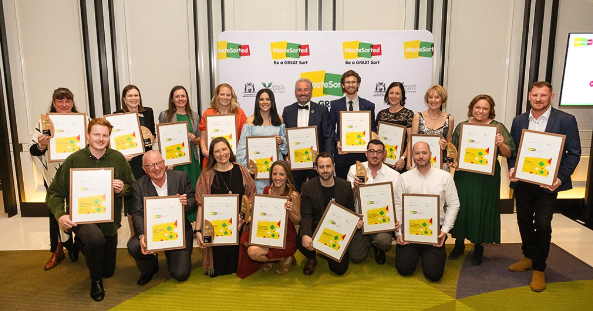 DWER_WA's tweet image. #Congratulations to the 2024 WasteSorted Awards winners! 

Your innovative efforts are setting new benchmarks in waste reduction and sustainability across WA. 

Keep leading the way! Read more: ow.ly/1Mwn50Th0EH

#WasteSortedAwards2024 #WasteSorted #Awards