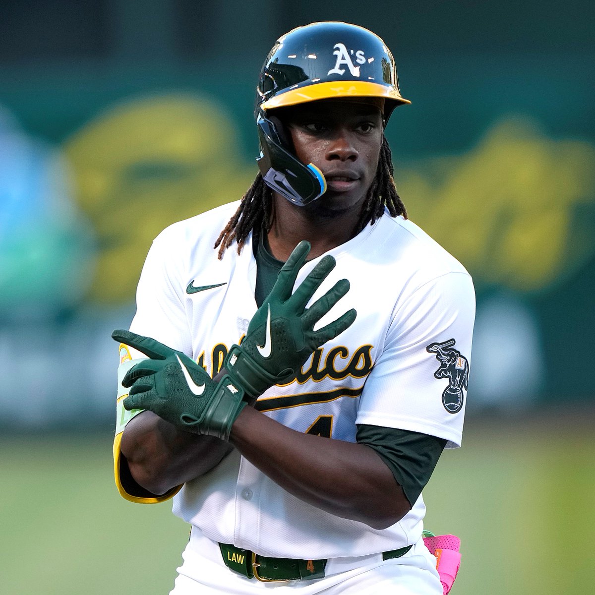 Lawrence Butler during his active 15-game hitting streak:

24-for-61 (.393 AVG)
8 HR
14 XBH
14 RBI
4/3 K/BB