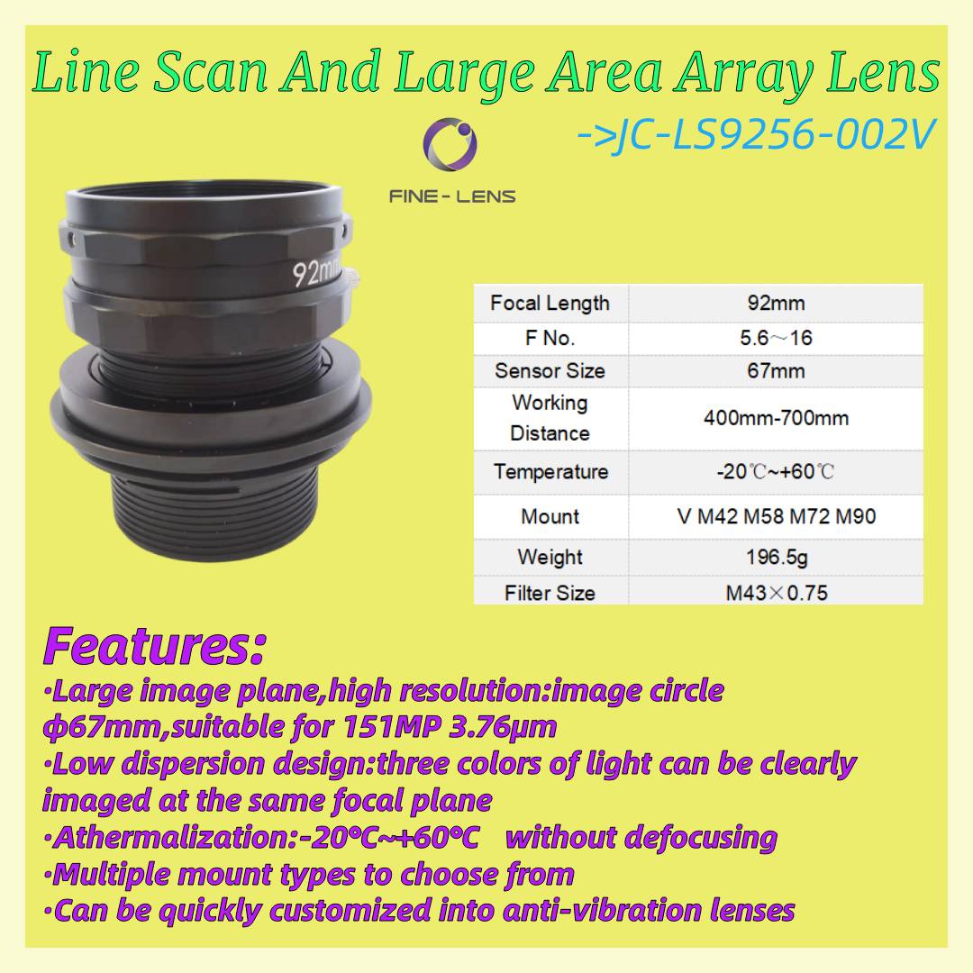 fine_lens5739's tweet photo. 📷Line scan lens series->JC-LS956-002V
😎Customize Design😍In stock🌻Affordable Price✈️Fast Shipping
😘For any enquiries👉finelensess@gmail.com
#industriallens #machinevision #linescanlens #finelens #fixedlens https://t.co/2zfvLfwyvG
