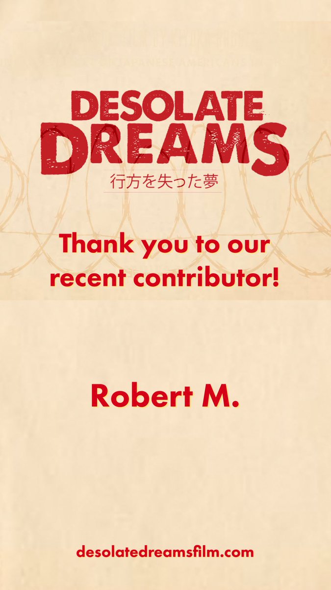 Huge thanks to our recent contributor, Robert M., for your support! 🎬 Your generosity brings us one step closer to filming Desolate Dreams. So grateful to have you on this journey with us! 🙏🙏🏽✨ #SupportIndieFilm #desolatedreamsfilm #allyship