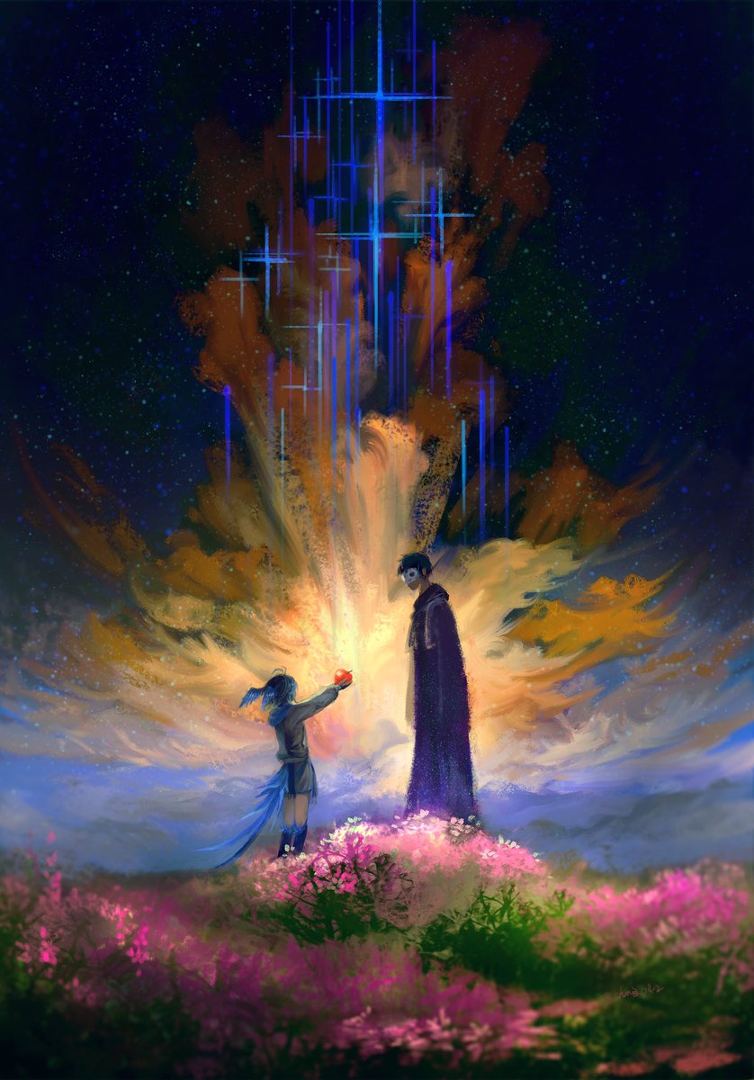 shmz042's tweet image. ARTISTS, you can only use ONE art picture to convince people to follow you. Which art piece you using?