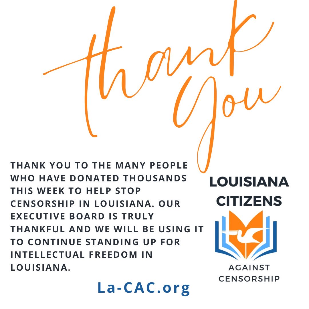 Louisiana Citizens Against Censorship (@lacitanticensor) on Twitter photo 