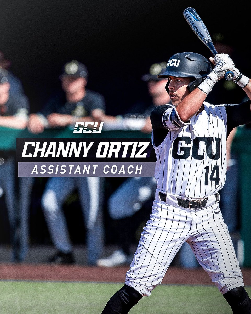 Grand Canyon Baseball (@gcu_baseball) on Twitter photo ʙᴀᴄᴋ ɪɴ ᴘᴜʀᴘʟᴇ | <a href="/lil___ortiz/">Channy Ortiz</a> joins the Lopes staff. #LopesUp
gculopes.com/news/2024/9/5/… ʙᴀᴄᴋ ɪɴ ᴘᴜʀᴘʟᴇ | <a href="/lil___ortiz/">Channy Ortiz</a> joins the Lopes staff. #LopesUp
gculopes.com/news/2024/9/5/…