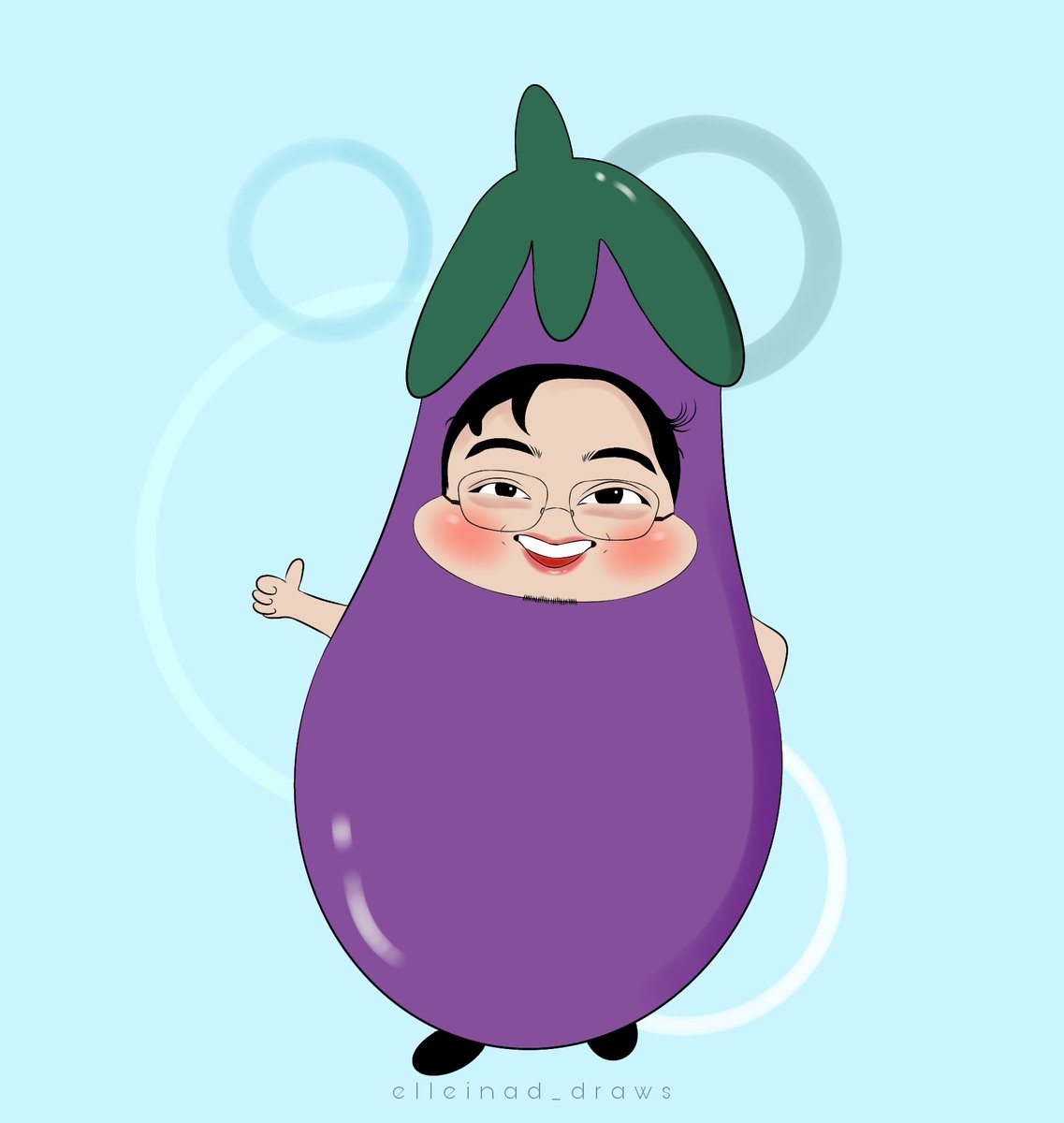 elleinad_draws's tweet photo. Sobrang nainspired po ako sa talong niyo @sskaitcomics HAHAHAHAHAHA
#sskait #digitalart #eggplant #veryinspiring https://t.co/7SwdxFvVDF