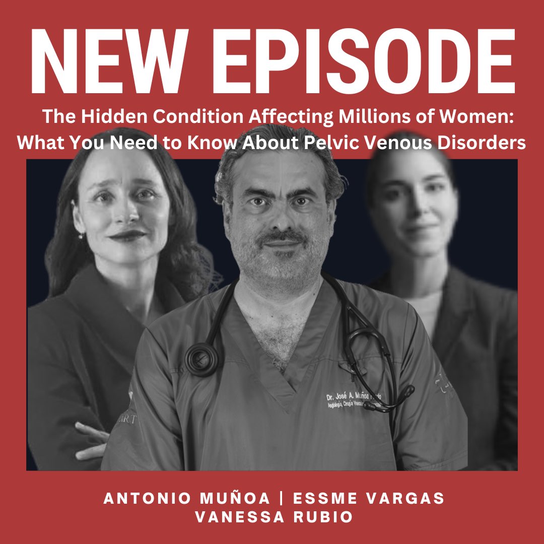 vascularpodcast's tweet image. 🎙️New episode available now 

In this episode, the hosts and guests dive deep into the world of vascular health, with a special focus on Pelvic Venous Disorders. Dr. Esme Vargas and Dr. Vanessa Rubio share their insights and experiences in diagnosing and treating PVD, a condition