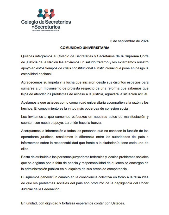 📍A las comunidades universitarias 

#ReformaSínoAsí #JusticienRiesgo