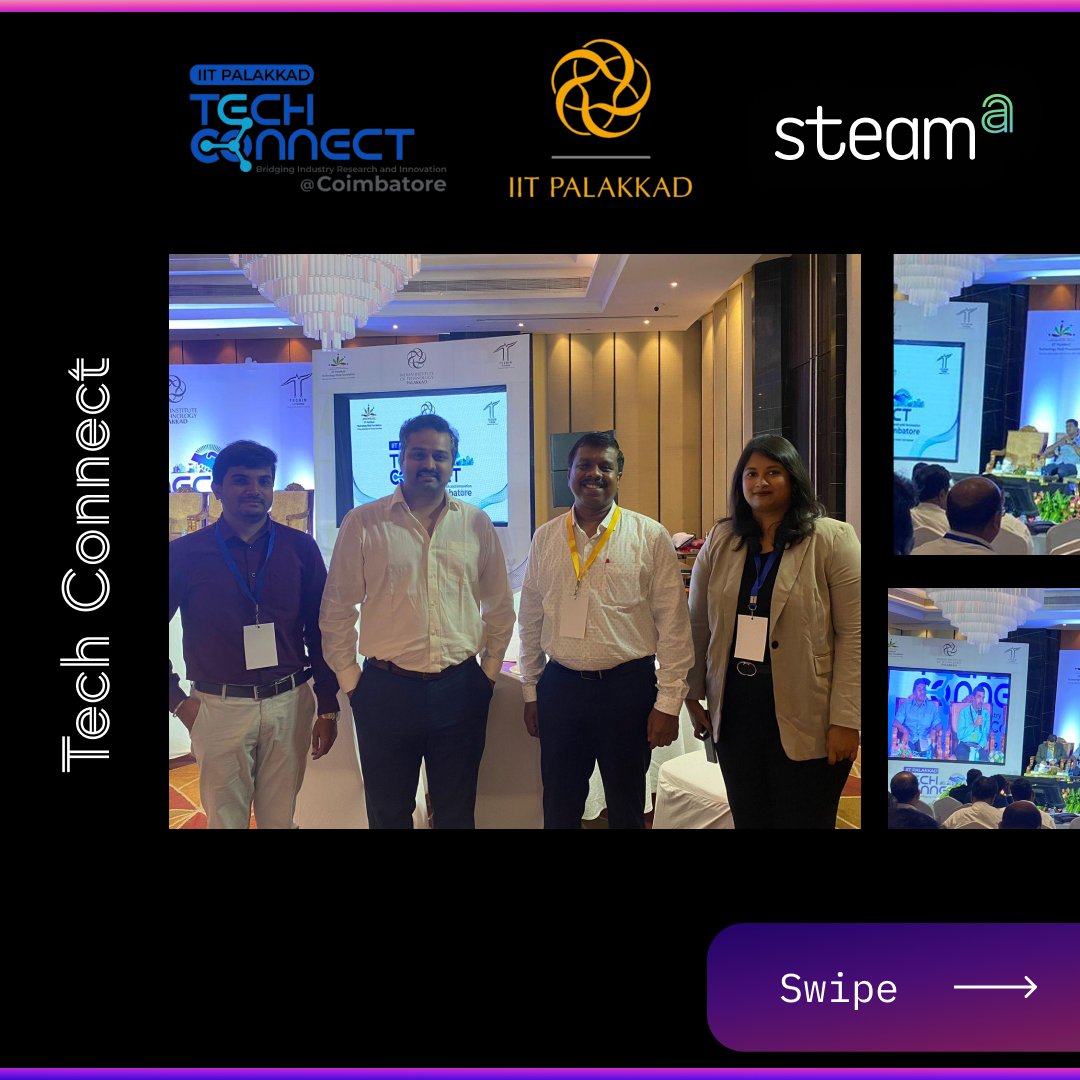 Iris_SteamA's tweet image. Attended Tech Connect Conference on Aug 21 at IIT Palakkad, showcasing their research and insights from industry leaders. Engaged in a panel discussion on bridging research and innovation. Grateful for the connections and new opportunities! #TechConnect2024 #IITPalakkad #SteamA