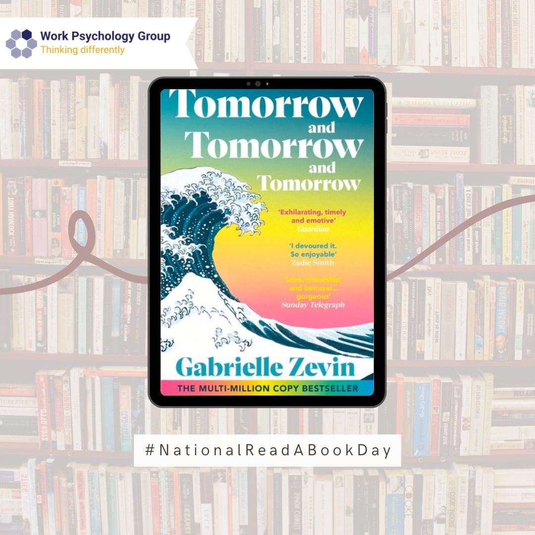 Today is #NationalReadABookDay and we're all reading Tomorrow and Tomorrow and Tomorrow ahead of our next WPG Book Club meeting. What about you?