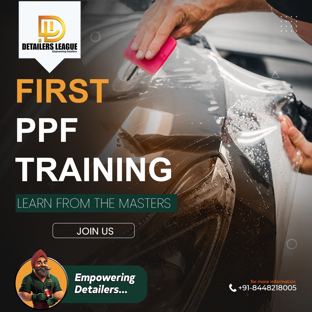 detailersleague's tweet image. 🎓✨ Master the Art of Detailing! Join our 5-day Full Car Detailing Training at Detailers League and become a pro in no time! 🧽🚗 Learn hands-on techniques, from paint correction to interior care, and get ready to transform your skills and career! 
#DetailersLeague #PPFTraining