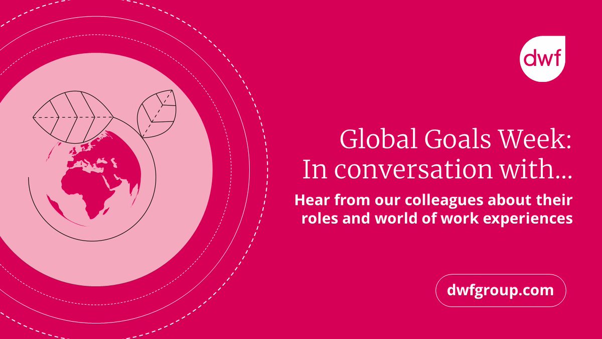 In recognition of Global Goals Week (20-29 Sept) <a href="/DWF_Law/">DWF Law</a>  5 STAR Futures is hosting a series of short 15 min conversations with people from across the business talking about their roles, great opportunity for those looking at a role in the legal sector  dwfgroup.com/en/news-and-in…