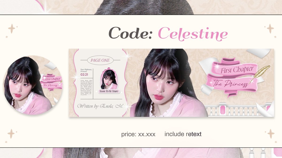 ofENOLA's tweet image. A repost will be appreciated! 🌠

🏰

Hello! Enola open titipan layout Valery dan Celestine dengan harga spesial khusus titipan masing-masing 12k ya teman-teman. Sebelum menitip, baca ALT untuk ketentuan lebih lanjut ya. Terima kasih banyak! 💗

#zonauang #zonajajan