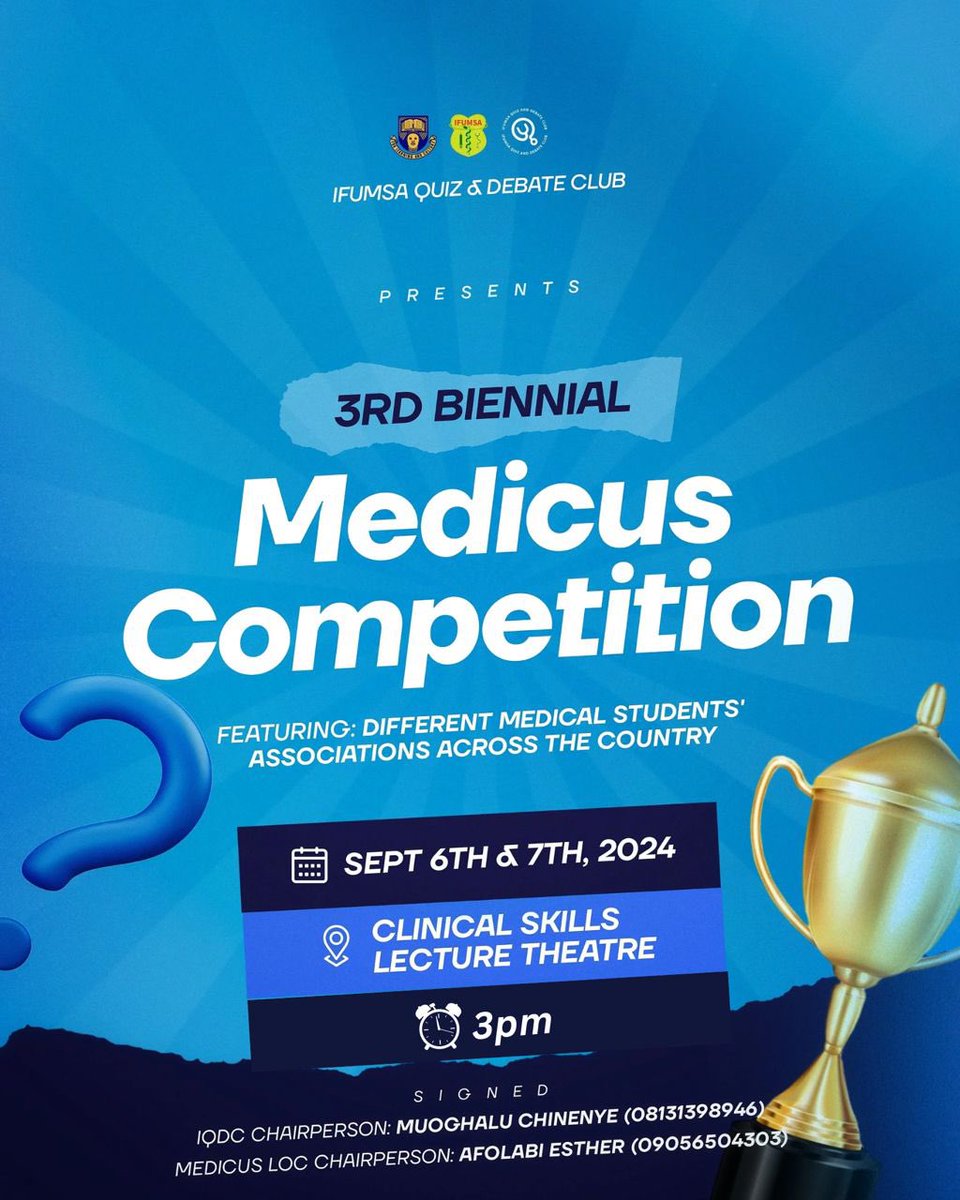 IFUMSA Quiz and Debate Club OAU tweet media