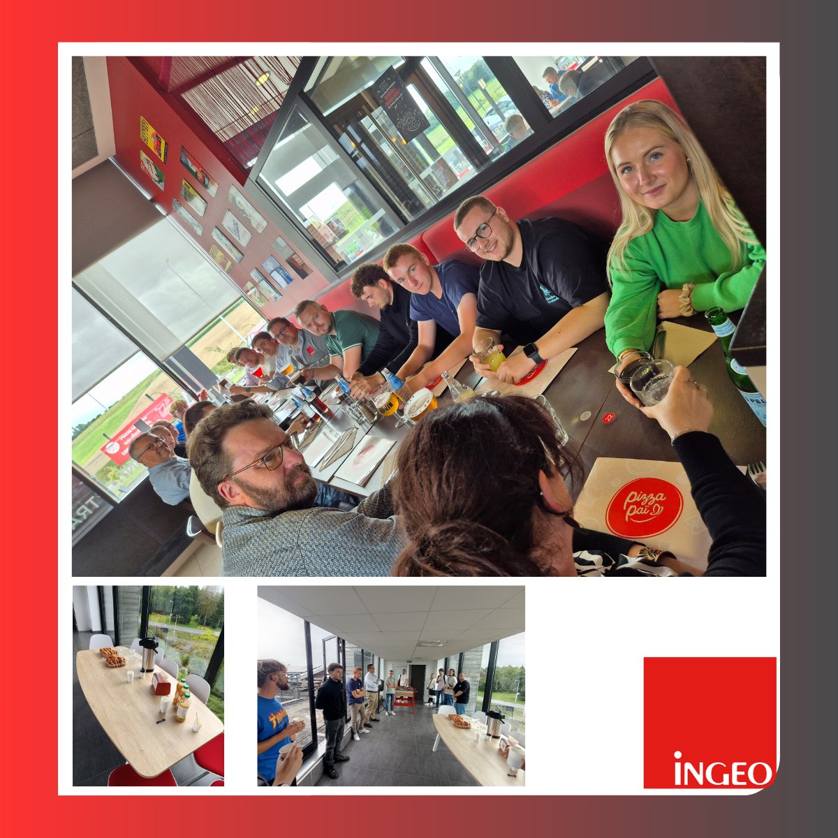 INGEO_geometre's tweet image. 📅 Rentrée proactive ce 3 septembre pour #INGEO, qui a eu le plaisir d'accueillir 9 nouveaux collaborateurs. Cette journée a été entièrement consacrée à l'accueil et à la présentation #INGEO auprès des nouveaux arrivants. Et quelle journée ! 

🥐 Cafés et viennoiseries offertes à