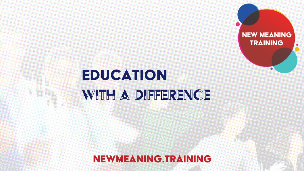 New Meaning Training (@atnewmeaning) on Twitter photo Not just a #newprofilepic but a whole new look and new website. #educationwithadifference #furthereducation #vocationaltraining #kinaestheticlearners #send Not just a #newprofilepic but a whole new look and new website. #educationwithadifference #furthereducation #vocationaltraining #kinaestheticlearners #send