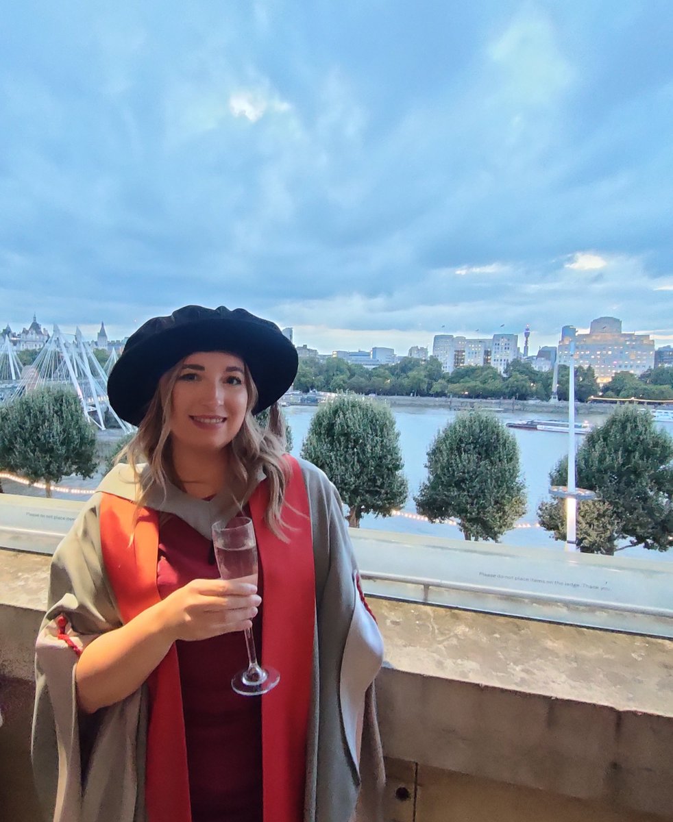 The most transformative experience I've ever had was doing my PhD <a href="/ucl/">UCL</a> 
Rewarding and challenging (no surprise) in equal measures. Feels so surreal it's finally done!
The last of the celebrations at my graduation! 🥳
#PhDgraduation #firstgen #womeninSTEM