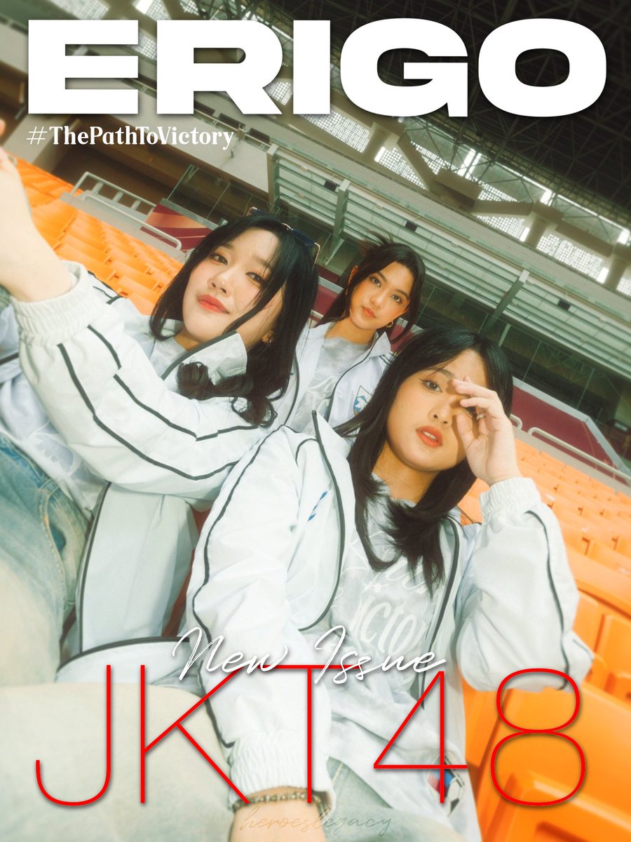 heroeslegacy_'s tweet photo. What if jkt48 x erigo #ThePathToVictory dibikin ala-ala cover majalah gitu?🤔
Harusnya dikasih highlight judul-judulnya ya di sisi kanan kiri, tapi gabisa mikir kata-katanya😭 https://t.co/dtU250olij