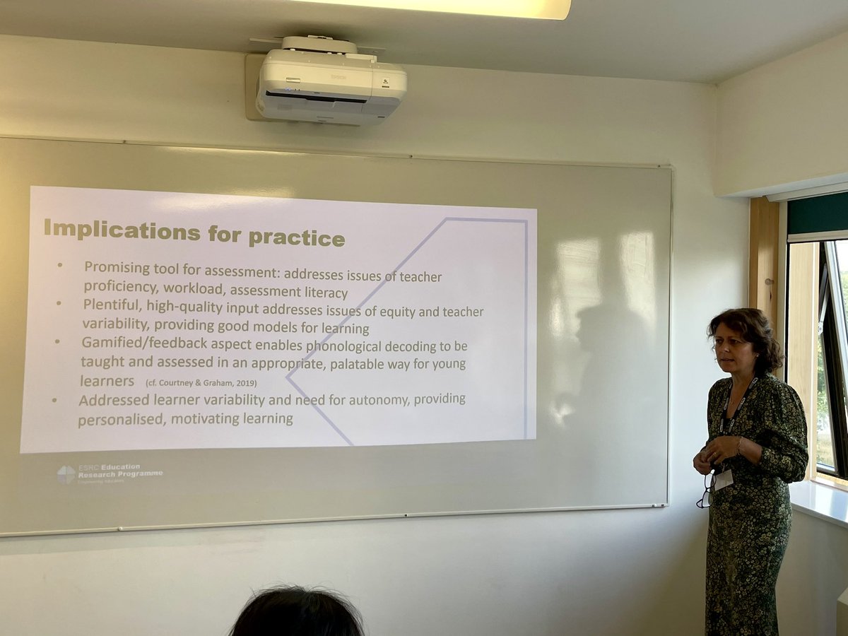 What are the implications for practice using an AI-based app for learner phonology assessment? Prof Alison Porter from DELTEA <a href="/unisouthampton/">University of Southampton</a> #BAAL2024